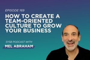 Ep 169 - How to Create a Team-Oriented Culture to Grow Your Business with Mel Abraham